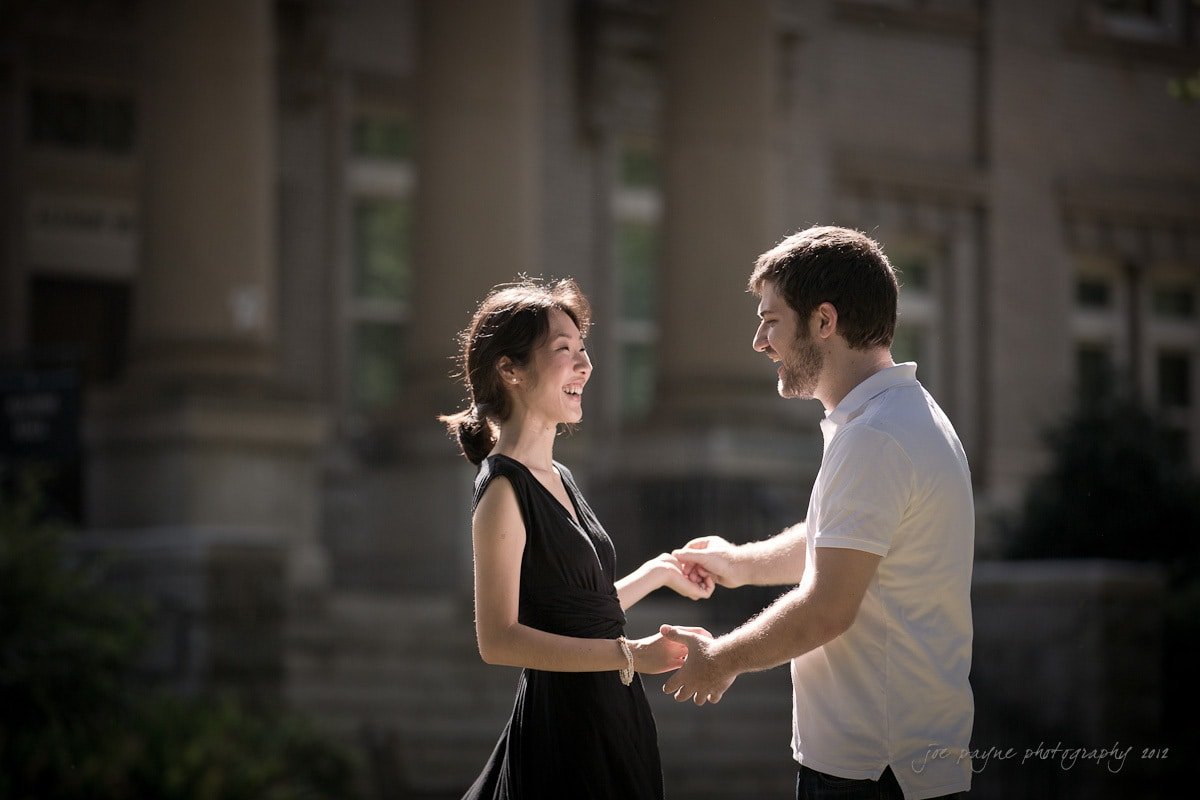 chapel hill engagement session ~ akiko and jordan