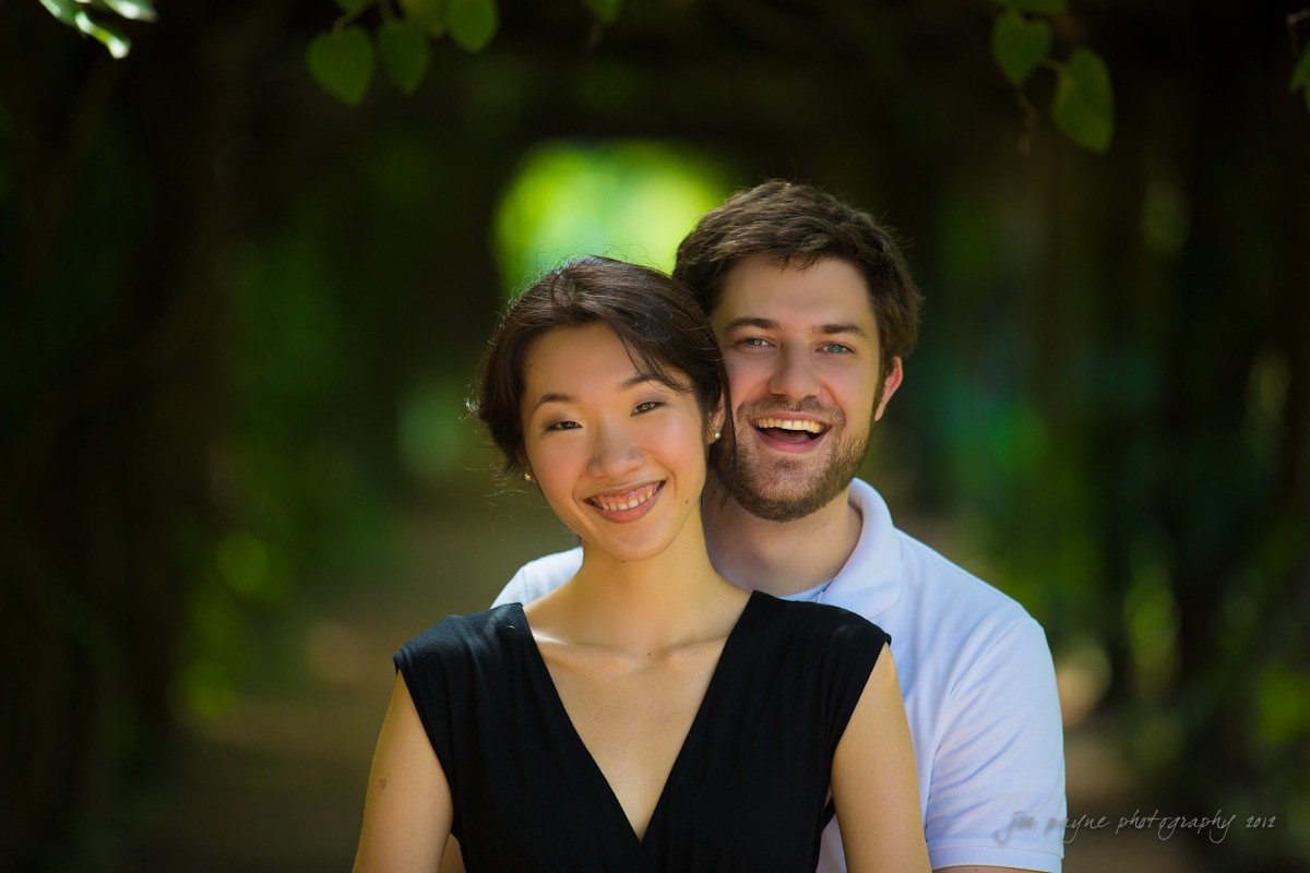 chapel hill engagement session ~ akiko and jordan