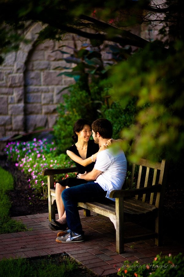 chapel hill engagement session ~ akiko and jordan