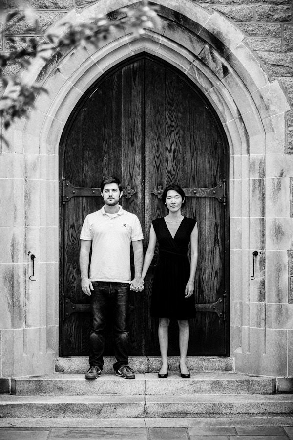 chapel hill engagement session ~ akiko and jordan