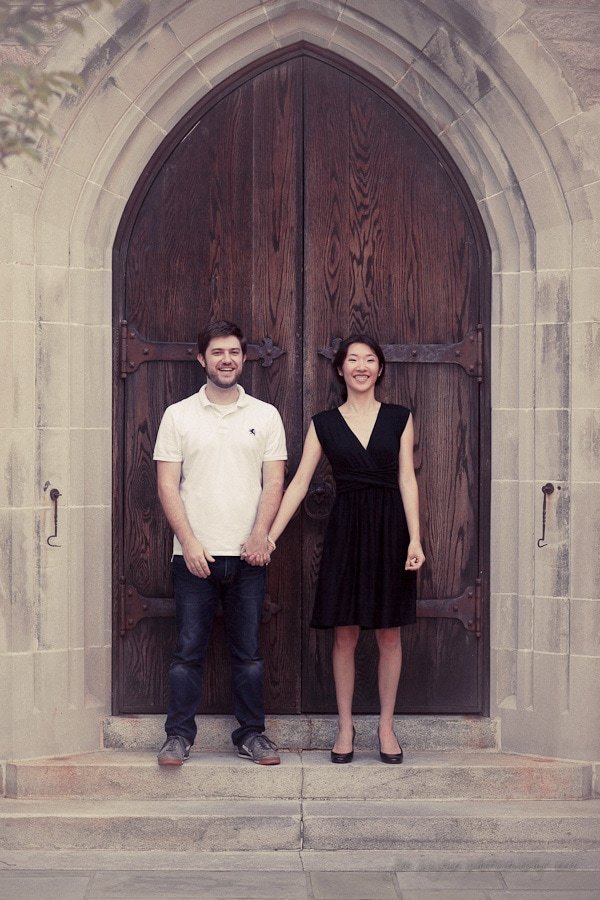 chapel hill engagement session ~ akiko and jordan