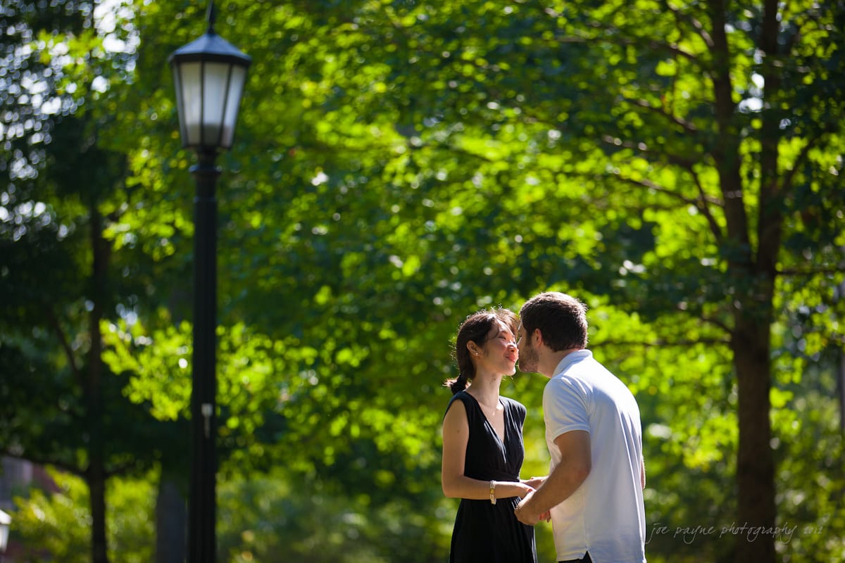 chapel hill engagement session ~ akiko and jordan