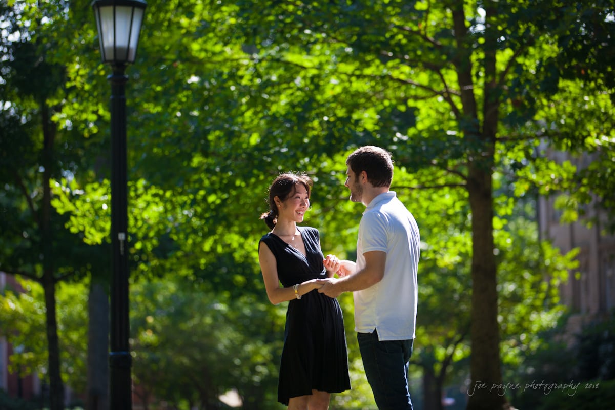 chapel hill engagement session ~ akiko and jordan