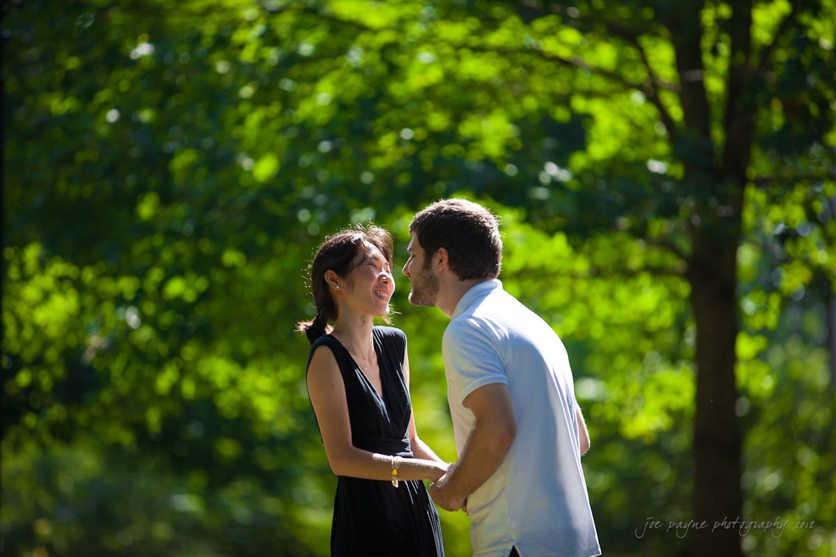 chapel hill engagement session ~ akiko and jordan