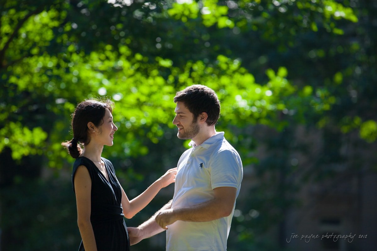 chapel hill engagement session ~ akiko and jordan