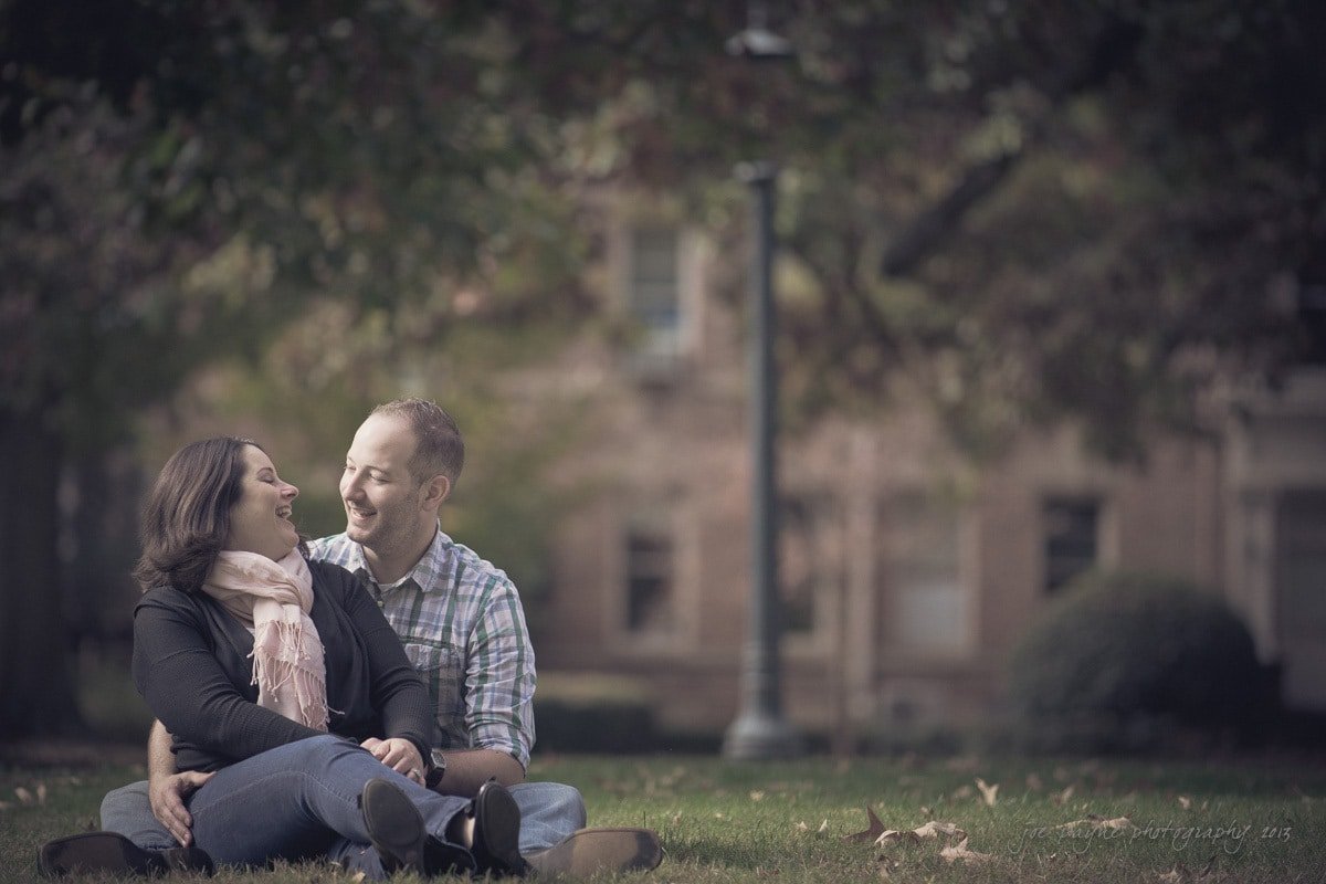 wedding photographers in raleigh nc ~ engagement session for jessica and bo