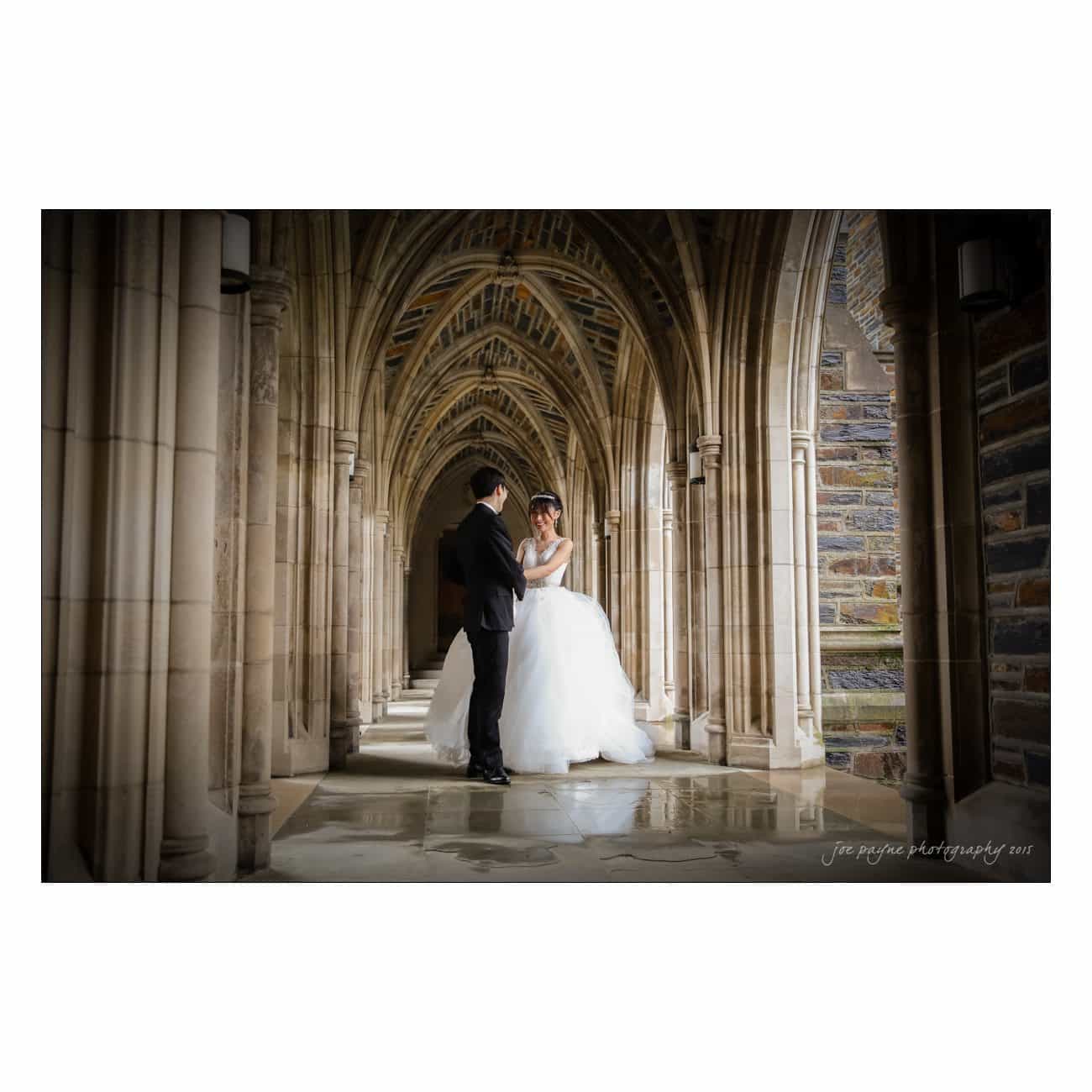 duke chapel & top of the hill wedding - joanna & shenduo