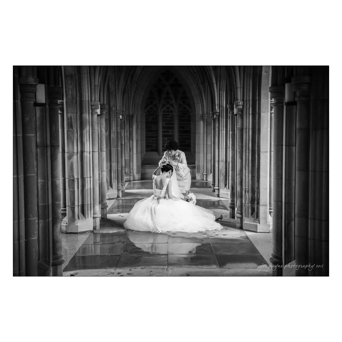 duke chapel & top of the hill wedding - joanna & shenduo