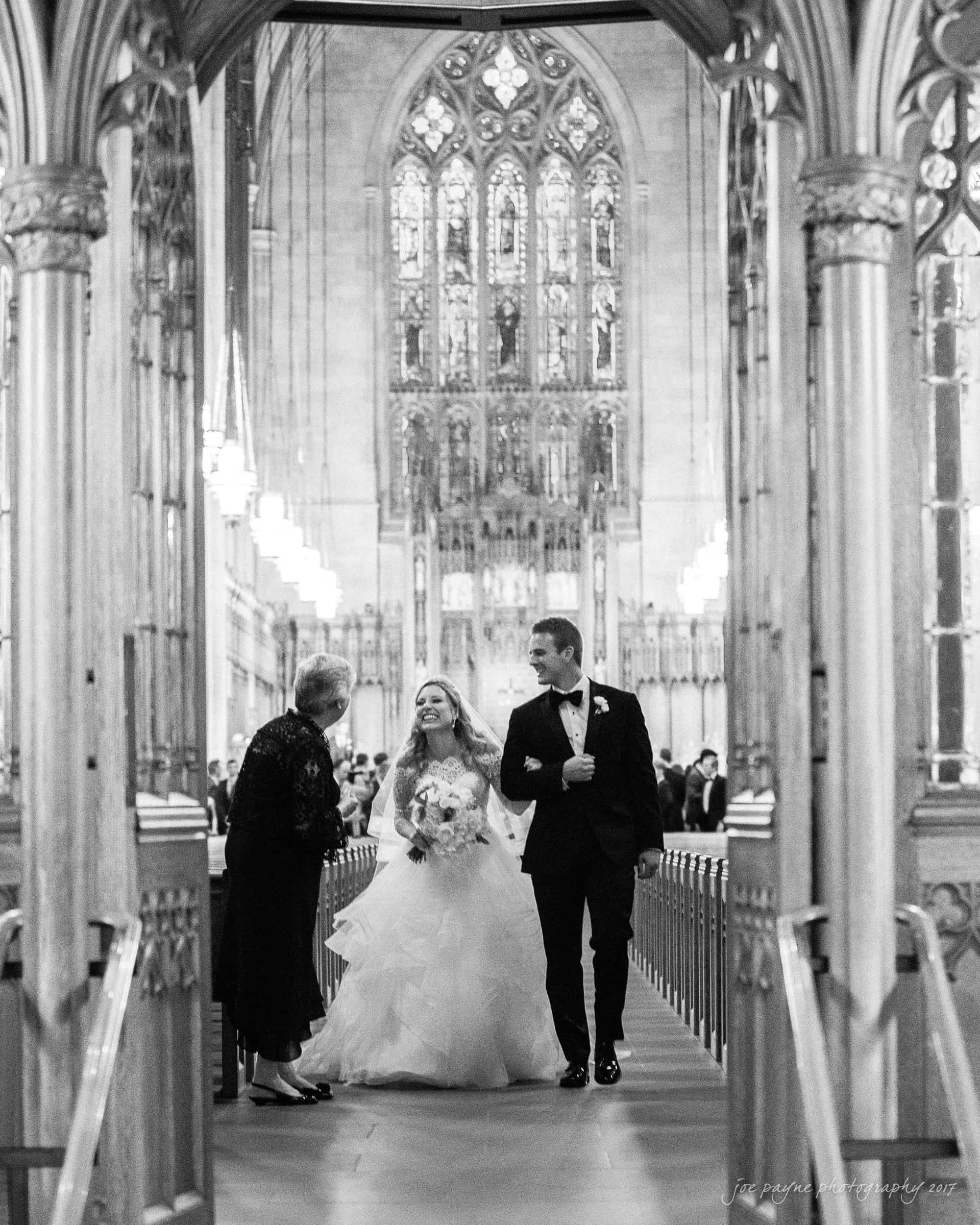 duke chapel wedding photos - sara & ross