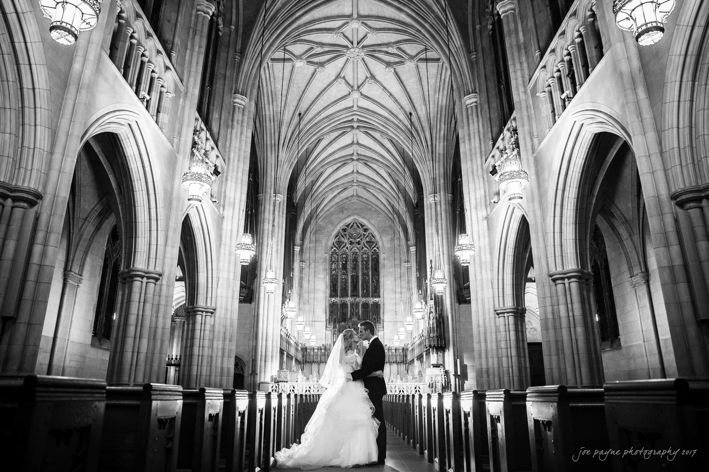 duke chapel wedding photos - sara & ross