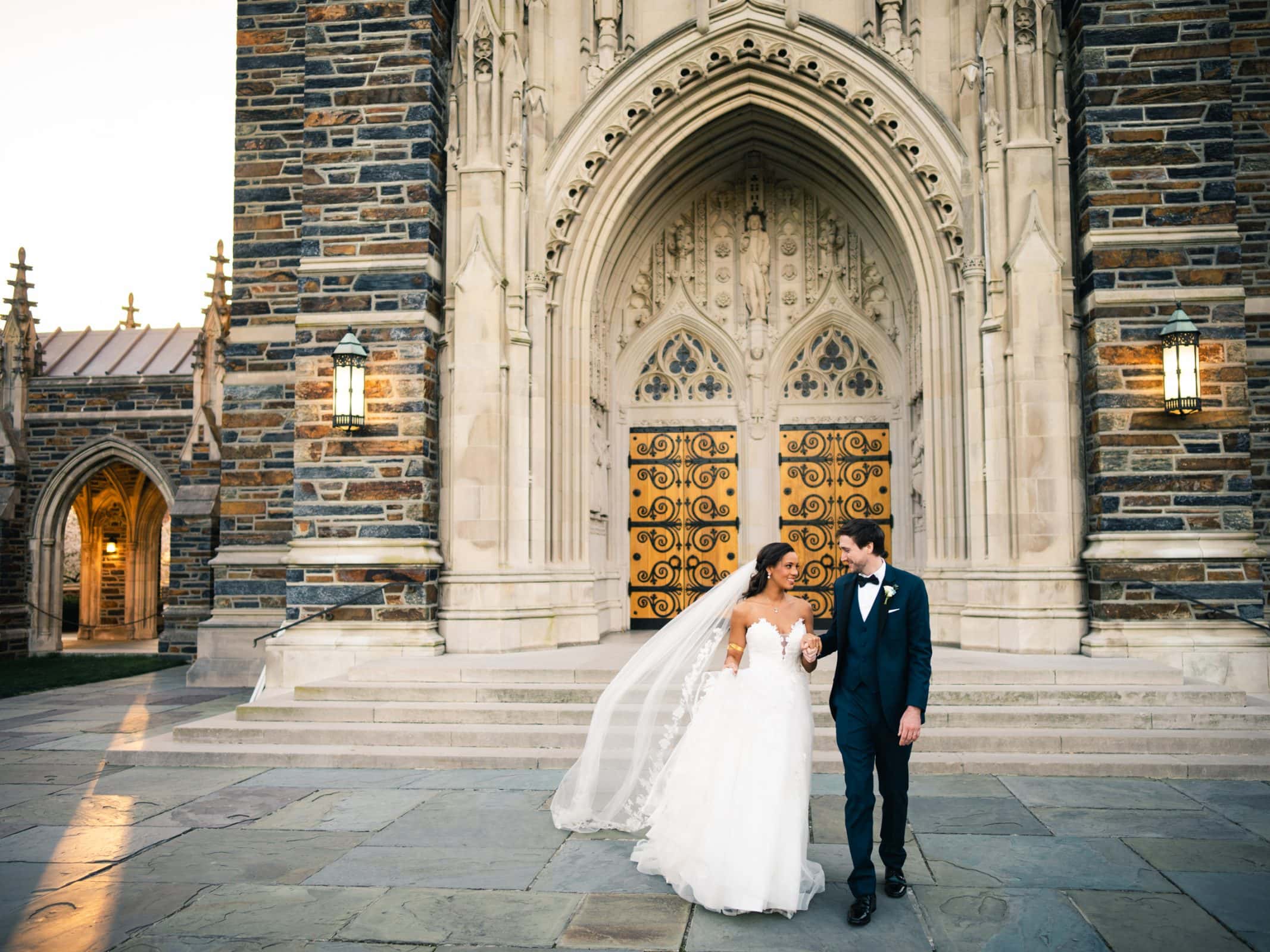 duke chapel & cookery wedding – sasha & ben
